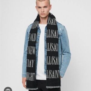All Saints Varsity Wool Scarf